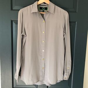 C. Wonder Gray Silk Blouse